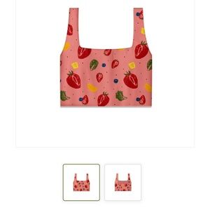 🍾 3/$20 NWOT- Panera Strawberry Poppyseed swim crop top